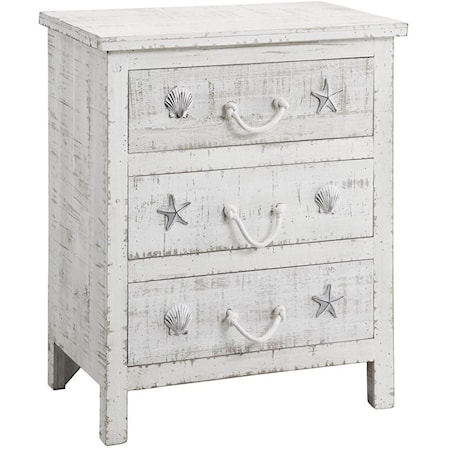 Seaside Sand 3 Drawer Chest